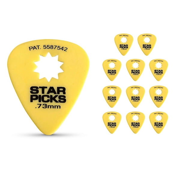 Everly Guitar Pick Yellow, 0.73mm, 12-Pack