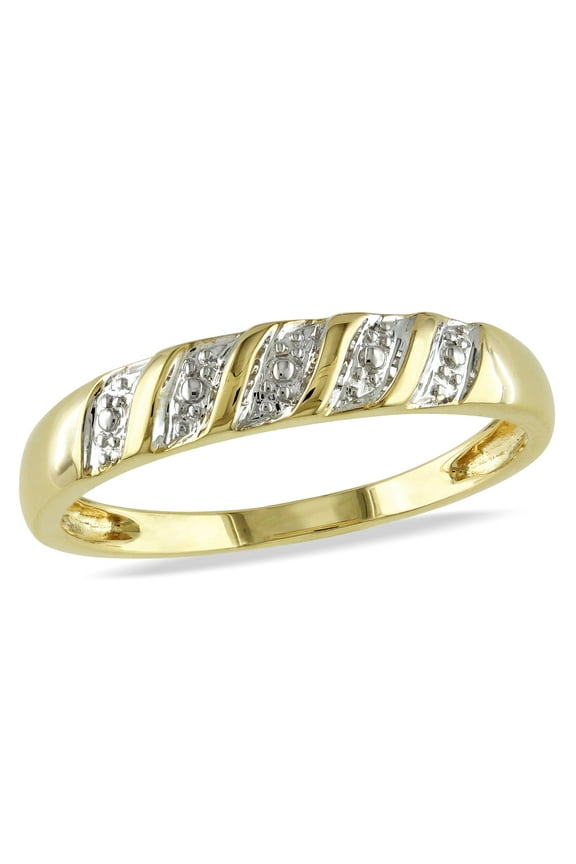 Men's 10k White Gold Wedding Ring