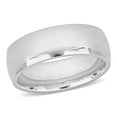 thumbnail image 1 of Everly Men's 14k White Gold Wedding Ring, 1 of 7