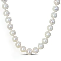 Everly Men's Cultured Freshwater Pearl Sterling Silver Necklace and Bracelet - 20 in 9 in