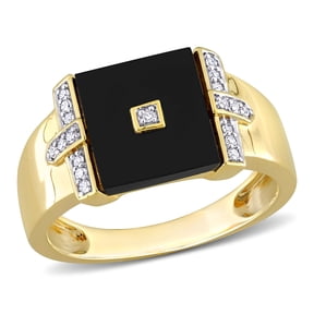 Everly Men's Onyx Sterling Silver Ring