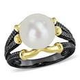 thumbnail image 1 of Everly Men's Cultured Pearl Sterling Silver Ring, 1 of 8