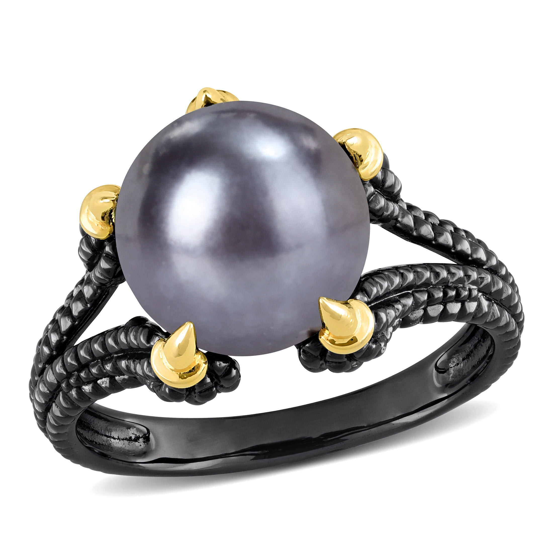 Everly Men's Cultured Pearl Sterling Silver Ring
