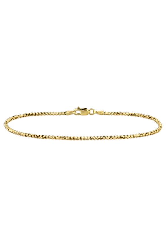 Unisex 10k Yellow Gold Bracelet