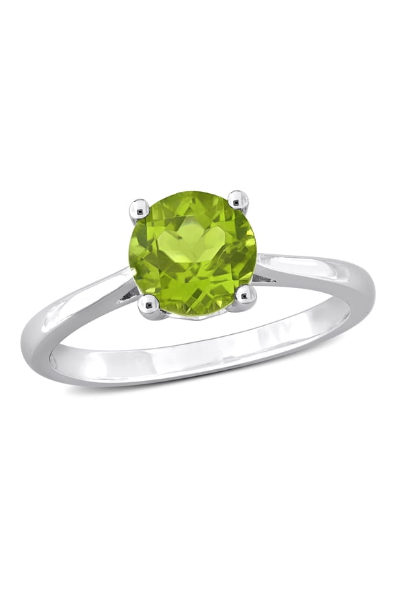 Women's Peridot Sterling Silver Ring