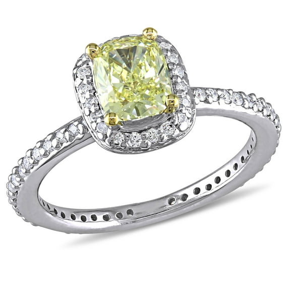 Everly Women's Diamond 14K Two-Tone Gold Engagement Ring