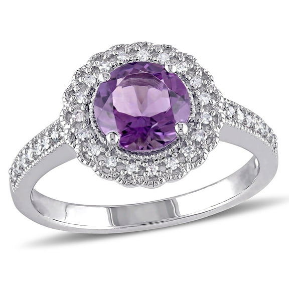 Everly Women's Amethyst Sterling Silver Ring