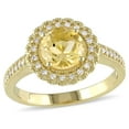 thumbnail image 1 of Everly Women's Citrine Yellow Gold Plated Ring, 1 of 6