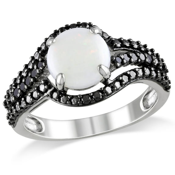 Everly Women's Opal Sterling Silver Ring