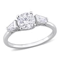 thumbnail image 1 of Everly Women's Created Moissanite Sterling Silver Engagement Ring, 1 of 8