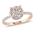 thumbnail image 1 of Everly Women's Morganite 10k Rose Gold Ring, 1 of 6