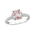 thumbnail image 1 of Everly Women's Morganite Sterling Silver Ring, 1 of 5