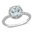 thumbnail image 1 of Everly Women's Aquamarine Sterling Silver Ring, 1 of 7