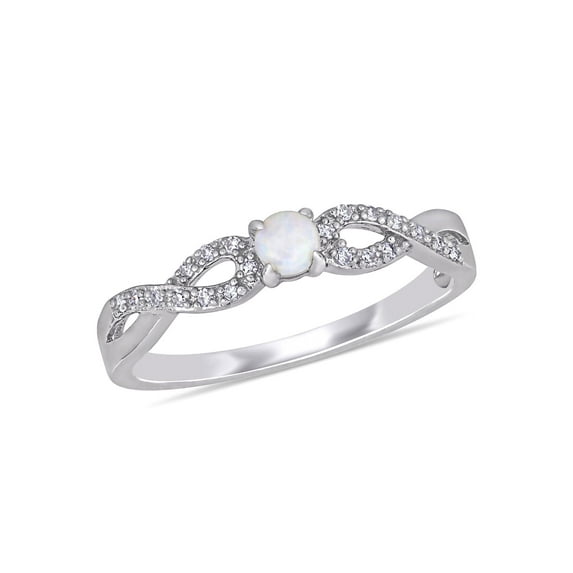 Everly Women's Opal Sterling Silver Ring