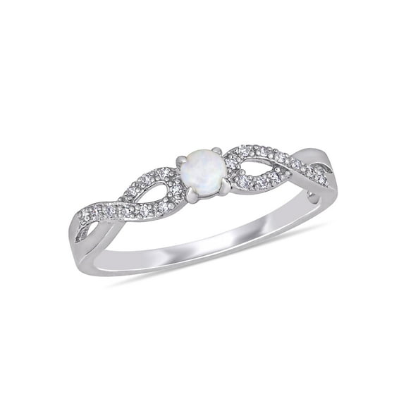 Everly Women's Opal Sterling Silver Ring