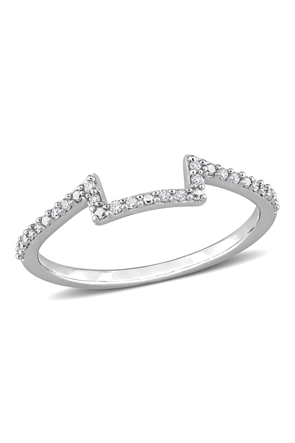 Women's Diamond 14k White Gold Wedding Ring