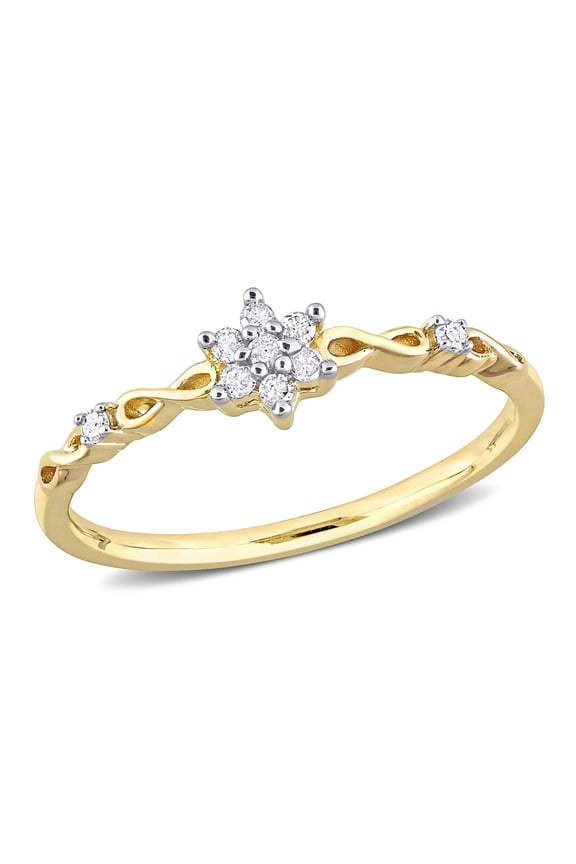 Women's Diamond Sterling Silver Ring