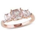 thumbnail image 1 of Everly Women's Morganite Rose Gold Plated Ring, 1 of 6