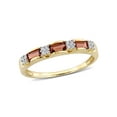 thumbnail image 1 of Everly Women's Garnet 10k Yellow Gold Ring, 1 of 7