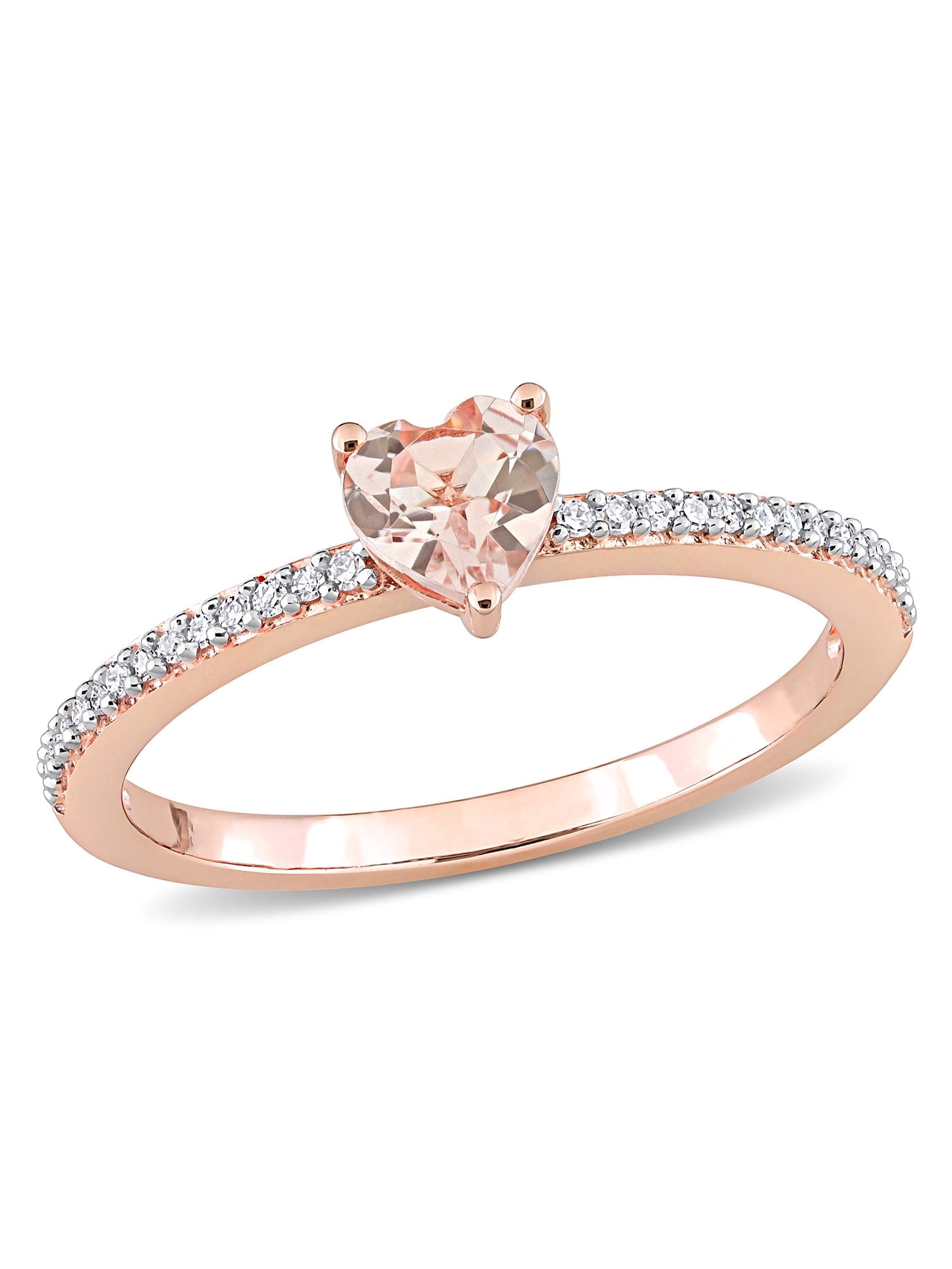 Everly Women's Morganite 10k Rose Gold Ring