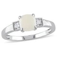 thumbnail image 1 of Everly Women's Opal Sterling Silver Ring, 1 of 7