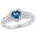 thumbnail image 1 of Everly Women's Topaz 10k White Gold Ring, 1 of 7