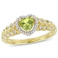 thumbnail image 1 of Everly Women's Peridot 10k Yellow Gold Ring, 1 of 7
