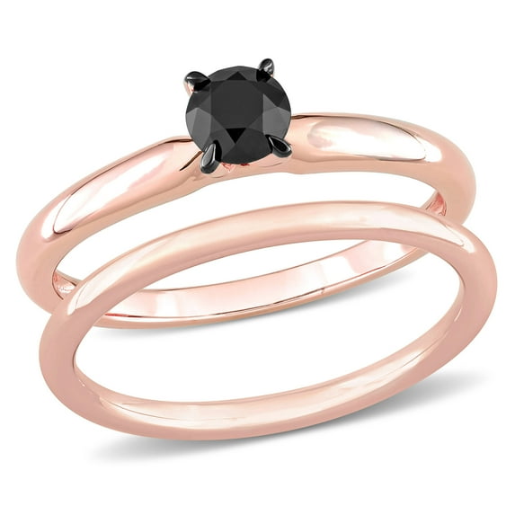 Everly Women's Diamond 14k Rose Gold Bridal Set