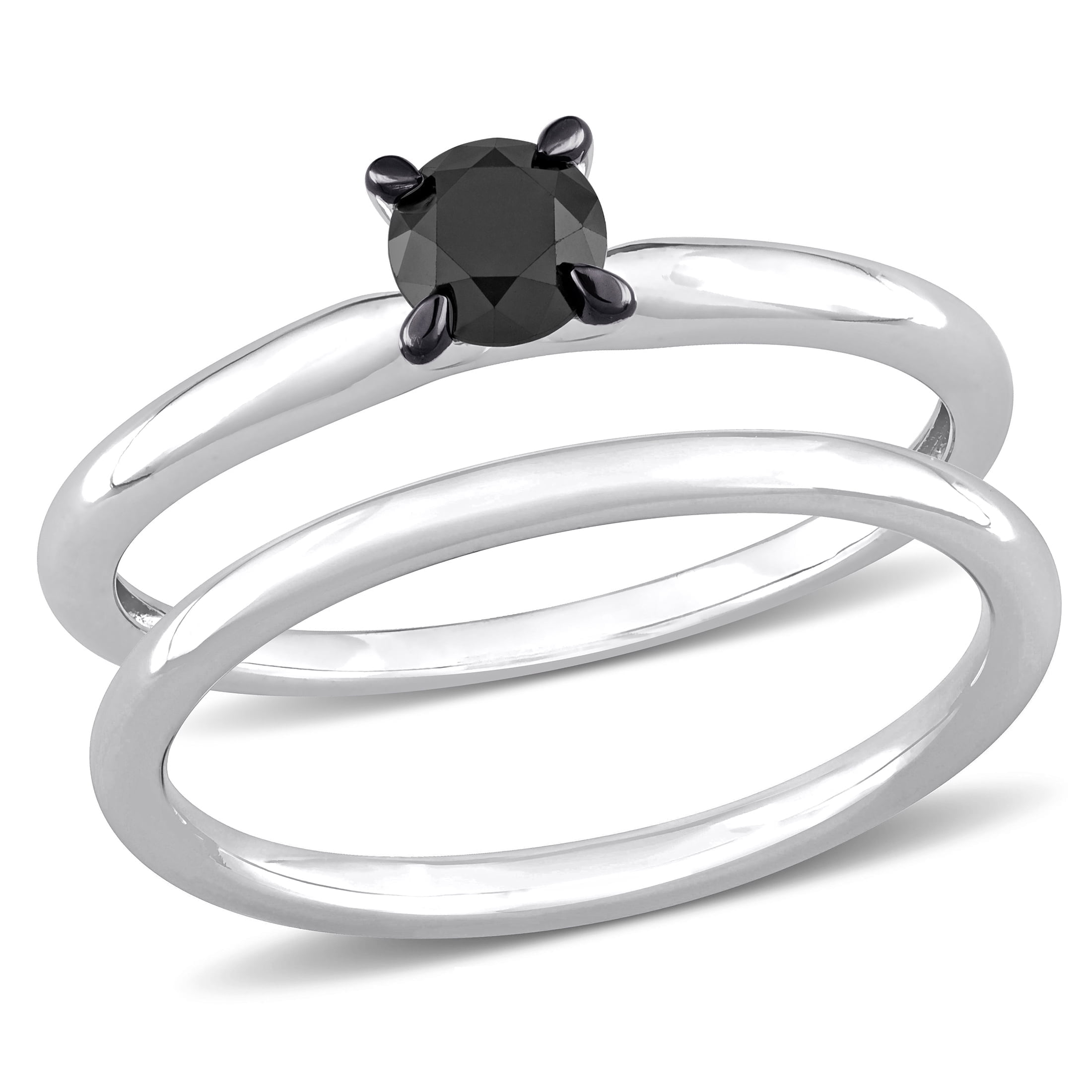 Everly Women's Diamond 14k White Gold Bridal Set