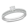 thumbnail image 1 of Everly Women's Diamond 14k White Gold Bridal Set, 1 of 8