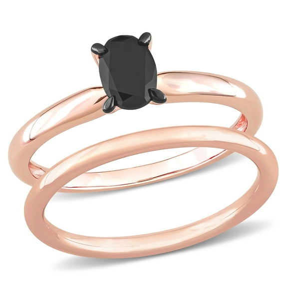 Everly Women's Diamond 14k Rose Gold Bridal Set