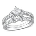 thumbnail image 1 of Everly Women's Diamond Sterling Silver Bridal Set, 1 of 8