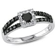 thumbnail image 1 of Everly Women's Diamond 10k White Gold Ring, 1 of 7