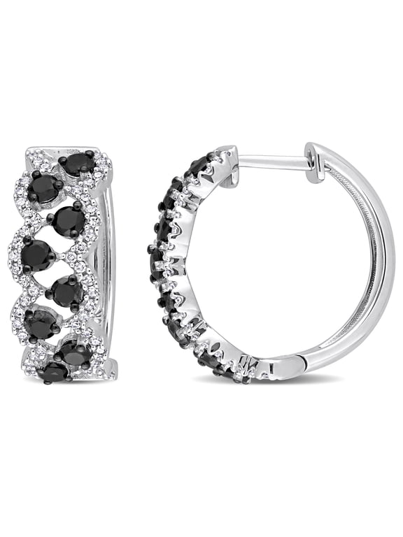 Women's Diamond 10k White Gold Earrings