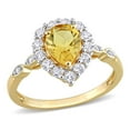 thumbnail image 1 of Everly Women's Citrine and Topaz 10k Yellow Gold Ring, 1 of 2