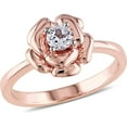 thumbnail image 1 of Everly Women's Created Sapphire Rose Gold Plated Ring, 1 of 2