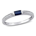 thumbnail image 1 of Everly Women's Sapphire 10k White Gold Ring, 1 of 7