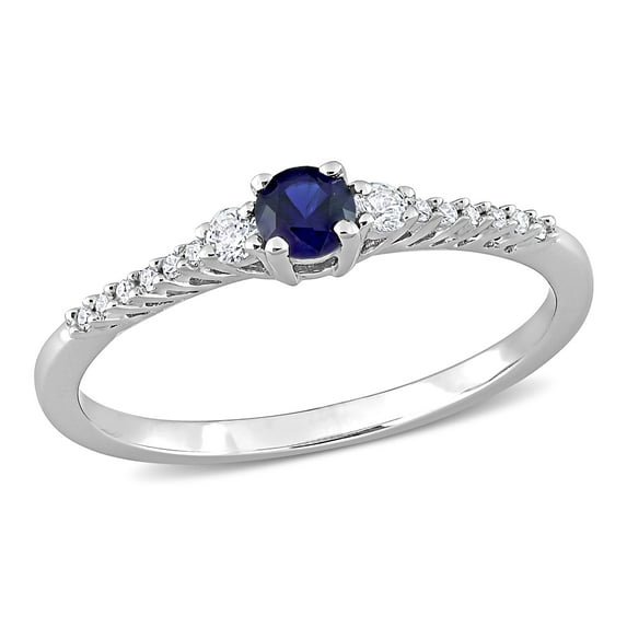 Everly Women's Created Sapphire Sterling Silver Ring