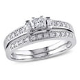 thumbnail image 1 of Everly Women's Diamond 10k White Gold Bridal Set, 1 of 6