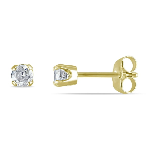 Everly Women's 1/3ct TW Diamond Stud Earrings in 14k Yellow Gold
