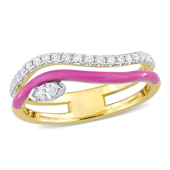 Everly Women's Diamond 14k Yellow Gold Ring