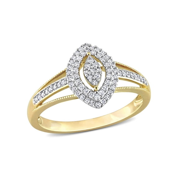 Everly Women's Diamond 10K Yellow Gold Engagement Ring