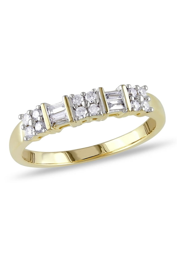 Women's Diamond 10k Yellow Gold Ring