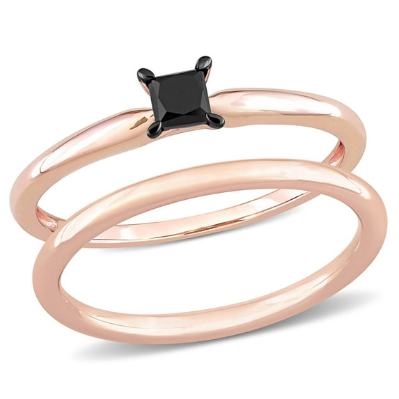 Everly Women's Diamond 14k Rose Gold Bridal Set