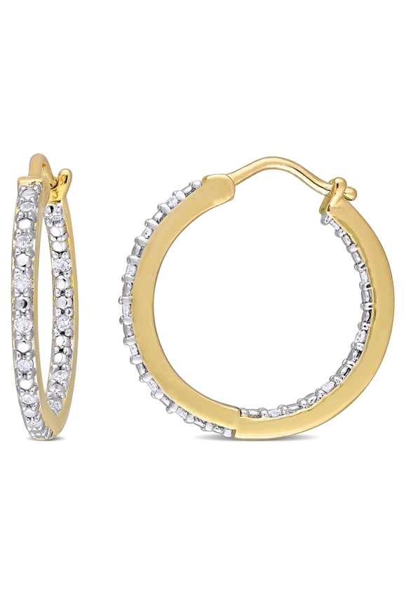 Women's Yellow Gold Plated Earrings