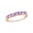 thumbnail image 1 of Everly Women's Amethyst 10k Rose Gold Ring, 1 of 7