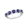 thumbnail image 1 of Everly Women's Created Sapphire Sterling Silver Ring, 1 of 7