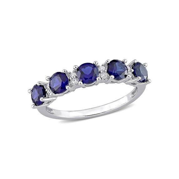 Everly Women's Created Sapphire Sterling Silver Ring
