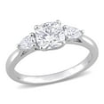 thumbnail image 1 of Everly Women's Created Moissanite Sterling Silver Engagement Ring, 1 of 8
