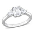 thumbnail image 1 of Everly Women's Created Moissanite Sterling Silver Engagement Ring, 1 of 8